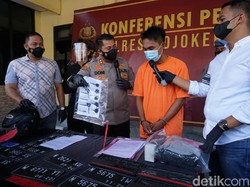Komplotan Curanmor di Mojokerto Diringkus, Korban Senang Motor Kembali