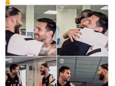 Messi dan Ramos Berpelukan, Netizen: Dunia yang Aneh