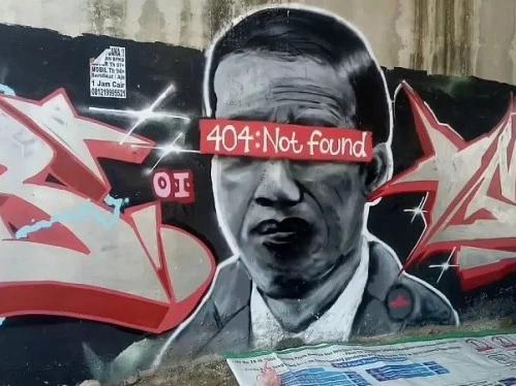 Ramai Jokowi 404: Not Found, Ini Mural Kontroversi Dunia