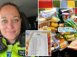 Pernah Hidup Susah, Polisi Wanita Ini Jadi Hemat Saat Belanja Makanan Keluarga