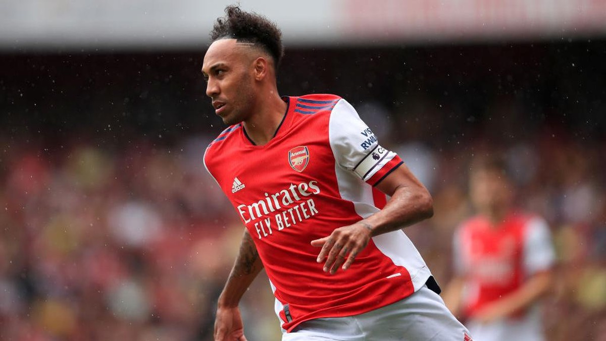Pierre-Emerick Aubameyang tak lagi menjadi kapten Arsenal. (Foto: Getty Images/Marc Atkins)