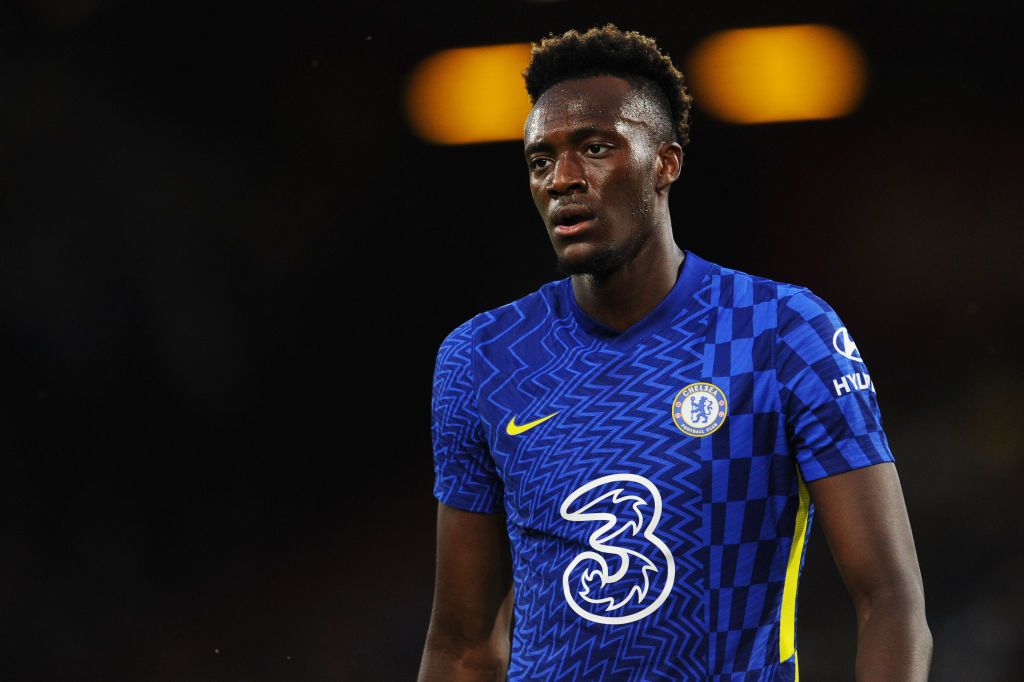 BOURNEMOUTH, ENGLAND - JULY 27: Tammy Abraham of Chelsea looks on during the Pre-Season Friendly match between AFC Bournemouth and Chelsea at Vitality Stadium on July 27, 2021 in Bournemouth, England. (Photo by Alex Burstow/Getty Images)
