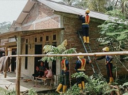9 Rumah Warga Terdampak Peledakan Bendungan Bagong Trenggalek Diperbaiki