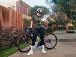 Virnie Ismail Babak Belur Usai Kecelakaan Sepeda, Anak Menangis