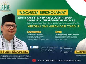 Gelar Selawat Bersama, Airlangga Ingin Serap Aspirasi Ulama Atasi Pandemi