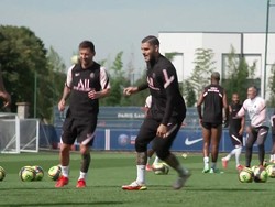 Video Skill Messi, Neymar, Mbappe, di Latihan PSG