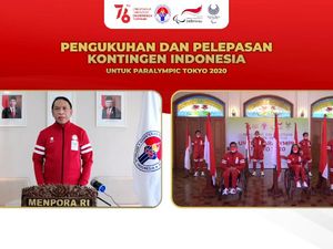 Menpora Lepas Kontingen Indonesia di Paralimpiade Tokyo 2020