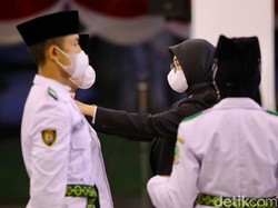 Bupati Ipuk Kukuhkan Paskibraka Banyuwangi 2021