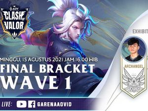 Rematch Archangel vs Dewa United Esports di Final Clash of Valor 2021