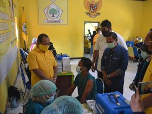 DPD Golkar Jatim Gelar Vaksinasi untuk 1.000 Warga Pacitan