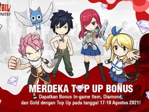 Top Up Event Fairy Tail: Forces Unite! Berhadiah Ribuan Diamond