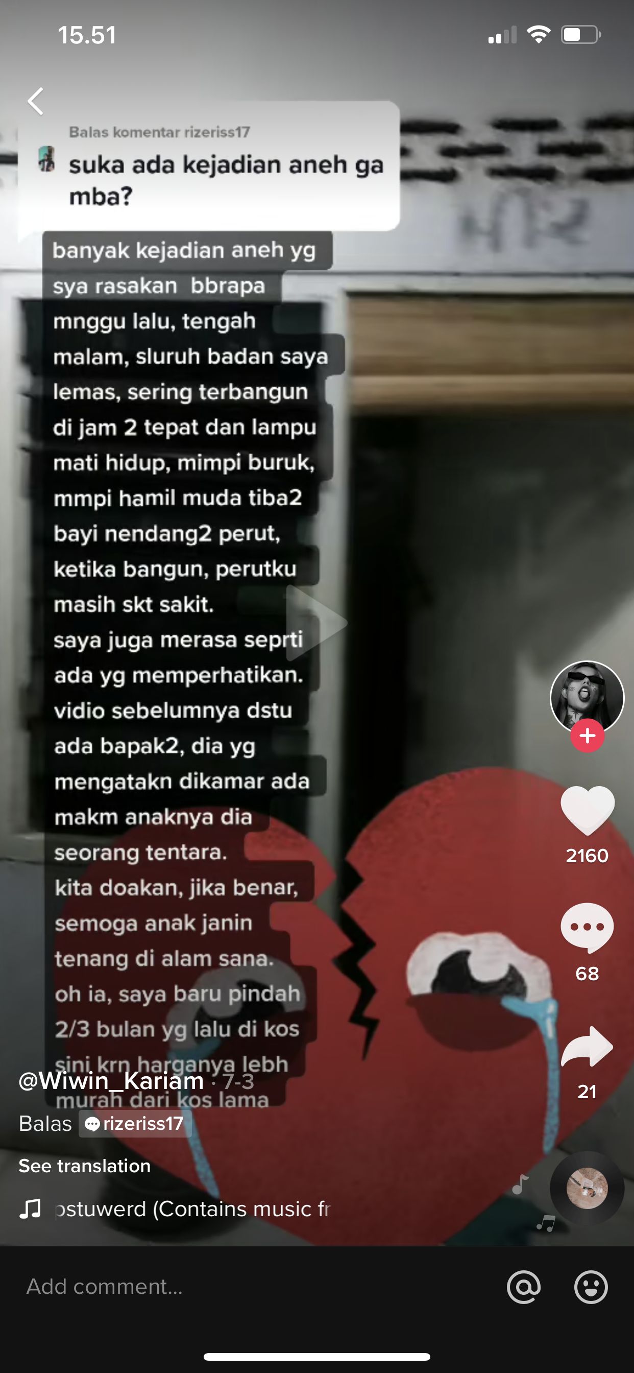 Viral Wanita Temukan Kuburan dalam Kamar Kos