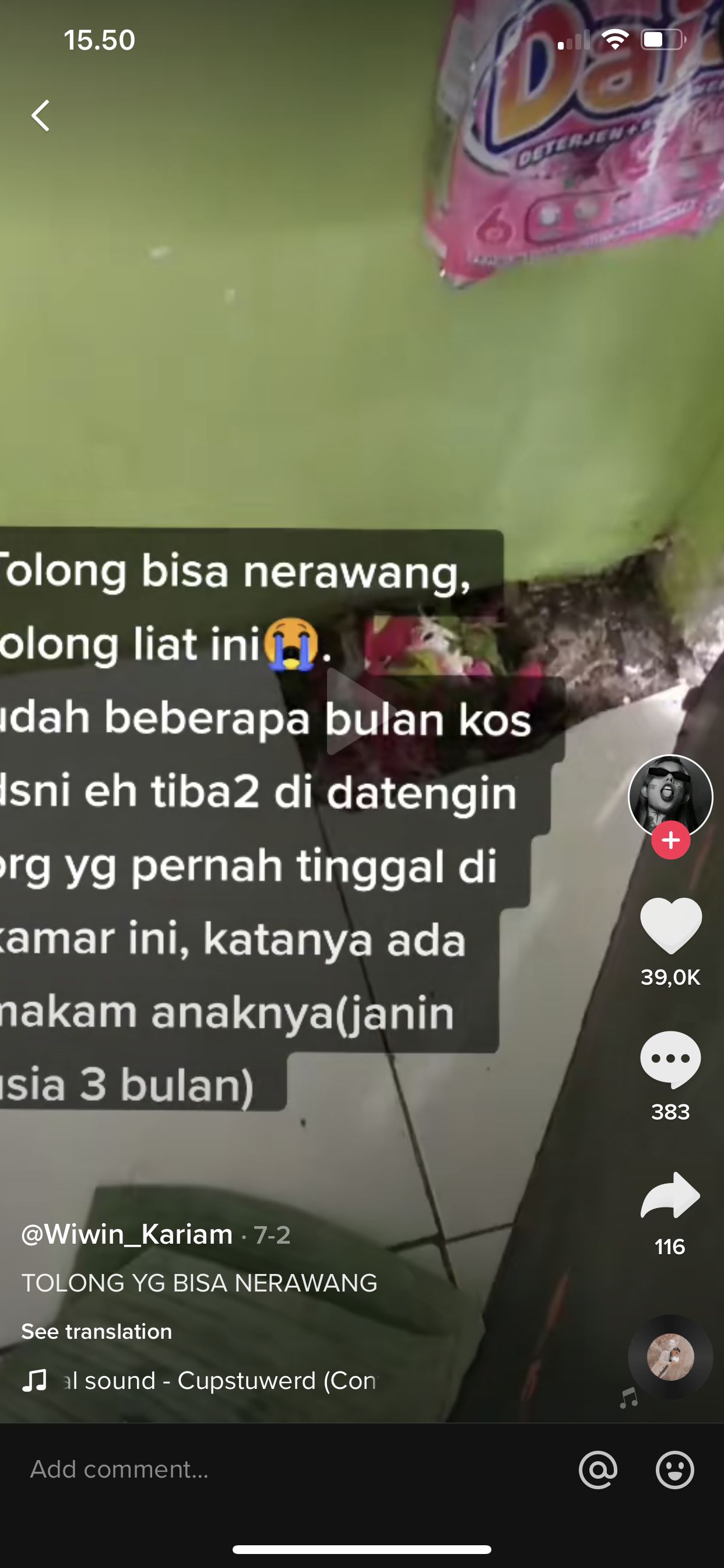 Viral Wanita Temukan Kuburan dalam Kamar Kos