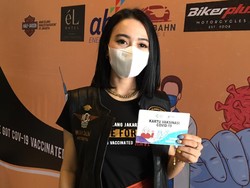 Wika Salim Gelar Vaksinasi Massal Bareng Komunitas Moge