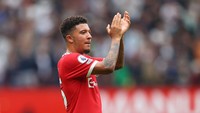 Jadon Sancho, penyerang sayap Manchester United ini juga digaji 350 ribu Pounds per pekan. Itu setara Rp 6,6 miliar (Getty Images,/Catherine Ivill)