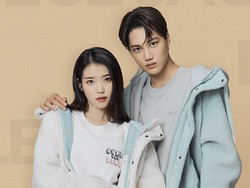 Kai EXO dan IU Foto Bareng Bukan Edit, Bikin Penggemar Histeris