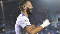 Karim Benzema juga jadi kandidat kuat peraih Ballon dOr tahun ini, andai mampu amankan gelar Laliga dan Liga Champions (AP)