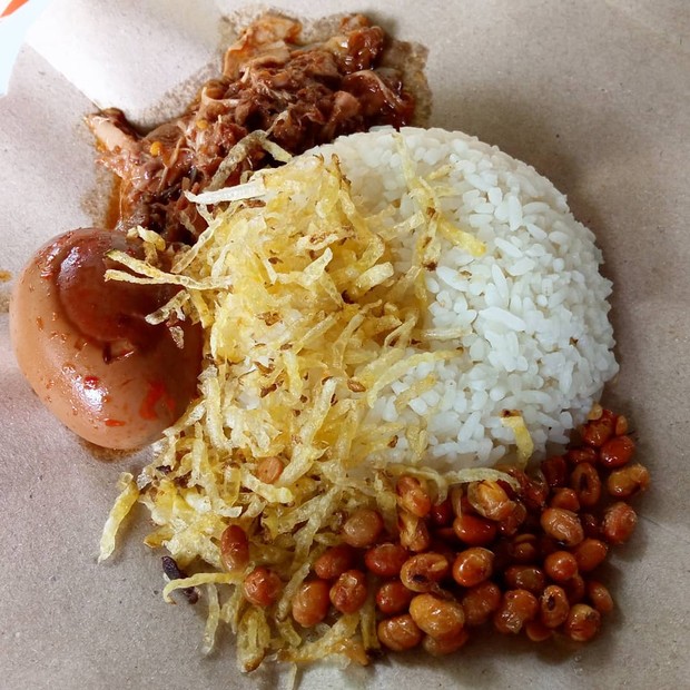 Nasi Balap Puyung/ Foto: instagram.com/ foodiesmemories Nasi Balap Puyung