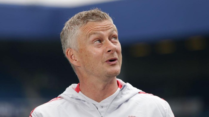 LONDON, ENGLAND - JULY 24: Manchester United manager Ole Gunnar Solskjær before the pre-season friendly match between Queens Park Rangers and Manchester United at The Kiyan Prince Foundation Stadium on July 24, 2021 in London, England. (Photo by Henry Browne/Getty Images)