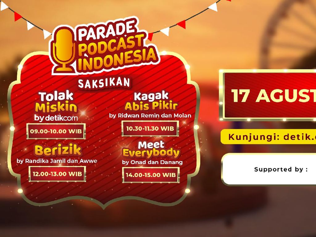 Serunya Obrolan Podcast Berizik Ramaikan Parade 17an Detikcom Serunya Obrolan Podcast Berizik Ramaikan Parade 17an Detikcom