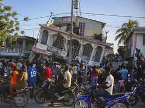 Potret Kerusakan Gempa M 7,2 di Haiti yang Tewaskan Ratusan Jiwa