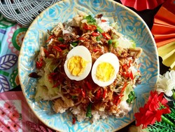 Resep Pembaca: Nasi Pecel Santan yang Segar Gurih Mantul