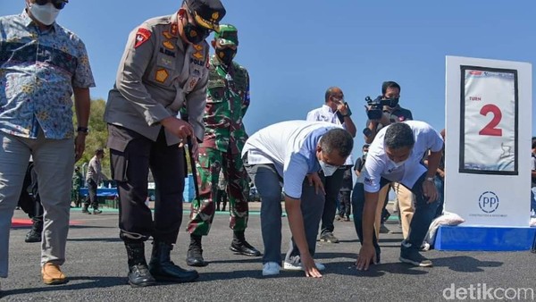 Sirkuit Mandalika sudah selesai diaspal.