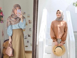 10 Adu Gaya Hijab Larissa Chou dan Henny Rahman, Istri dan Mantan Alvin Faiz