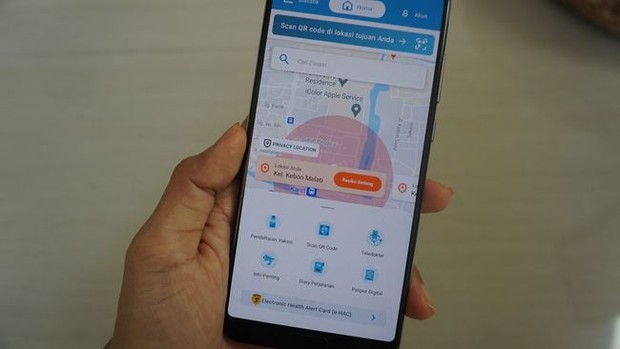 Aplikasi pedulilindungi