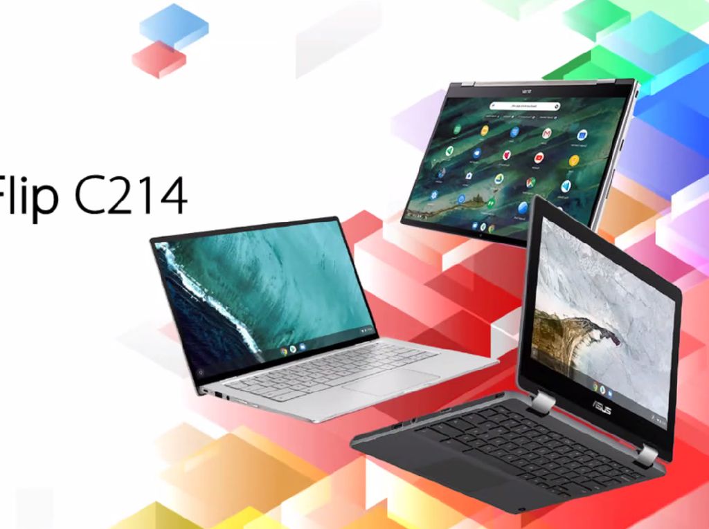 Asus Siapkan Laptop Tangguh Chromebook Flip C214MA untuk Anak Sekolah