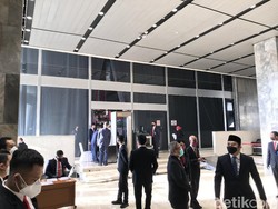 Suasana Pengamanan Parlemen Jelang Jokowi Pidato di Sidang Tahunan MPR