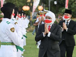 HUT ke-76 RI di Tengah Pandemi, Formasi Paskibraka Jatim Alami Perubahan