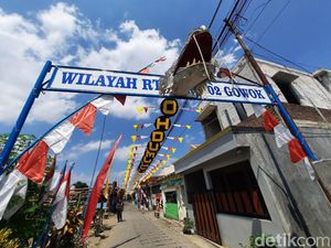 Cara Unik Warga Dusun Gowok Yogyakarta Rayakan HUT ke-76 RI Cara Unik Warga Dusun Gowok Yogyakarta Rayakan HUT ke-76 RI