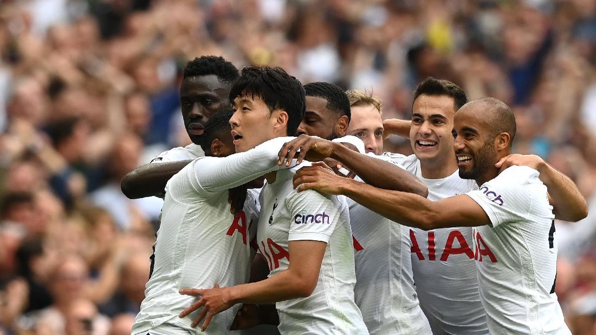 Tottenham Hotspur menang 1-0 atas Manchester City. (Foto: Getty Images/Shaun Botterill)