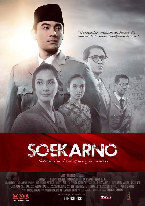 Mengenal lebih dekat kisah Soekarno dan Fatmawati dari film perjuangan Soekarno/Foto:Twiter.com/Mvppictures Lebih dekat dengan bapak proklamator Indonesia dari film Soekarno.