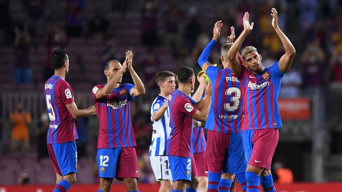 Messi Cabut, Lord Braithwaite Gemilang Bantu Barca Menang Barcelona menang 4-2 melawan Real Sociedad di laga pembuka LaLiga 2021/2022 setelah kepergian Lionel Messi. Martin 'Lord' Braithwaite tampil gemilang pada laga ini.