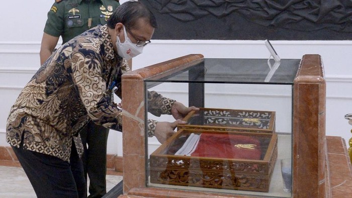 Naskah orisinil teks proklamasi akan dihadirkan di Istana Merdeka Naskah orisinil teks proklamasi akan dihadirkan di Istana Merdeka