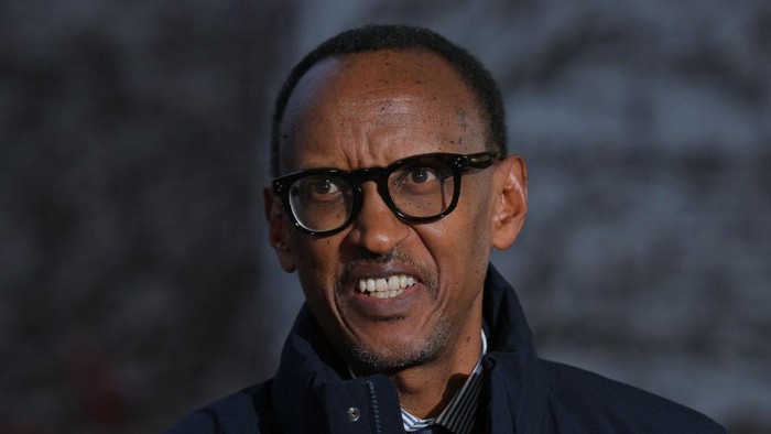 BERLIN, GERMANY - NOVEMBER 19: Paul Kagame, President of Rwanda, arrives for the Compact with Africa summit at the Chancellery on November 19, 2019 in Berlin, Germany. The summit, hosted by the German government, brings together leaders from 12 African nations and seeks to further the groundwork for increased private investment in those countries. (Photo by Sean Gallup/Getty Images)