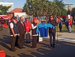 Pemprov Jatim Sambangi Keluarga Perintis Kemerdekaan Jelang Peringatan HUT RI