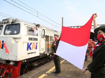 Ketika Merah Putih Berkibar di Kereta Api