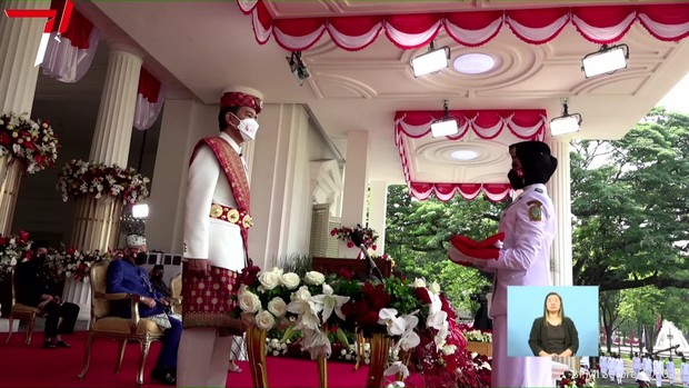 Ardelia Mutia Zahwa memiliki hobi bermain basket/ Foto: Youtube.com/ SekretariatPresiden