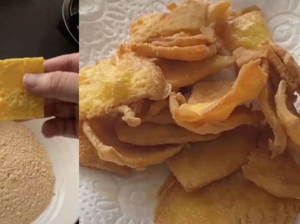 Cara Praktis Bikin Kulit Ayam Goreng Tanpa Kulit Ayam, Cuma Pakai Telur! Cara Praktis Bikin Kulit Ayam Goreng Tanpa Kulit Ayam, Cuma Pakai Telur!