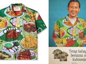 Keren! Telusur Kultur Bantu UMKM Lewat Kemeja Makanan Nusantara