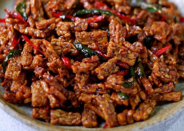 Lauk tempe orek pedas gurih/ Foto: Instagram.com/juwitacc