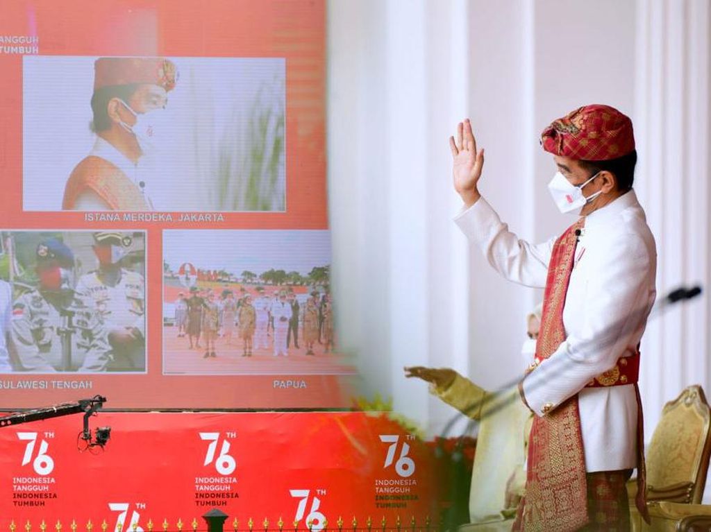 Kala Jokowi Sapa Warga Poso-Merauke di HUT ke-76 RI Kala Jokowi Sapa Warga Poso-Merauke di HUT ke-76 RI