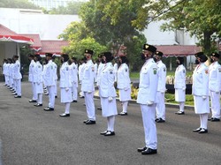 Jalan Sekitar Istana Negara Steril Jelang Upacara HUT Ke-76 RI