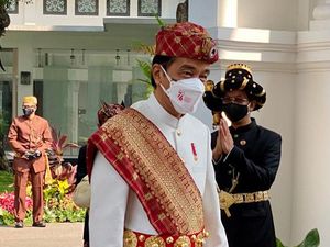 Jokowi Pakai Baju Adat Lampung di HUT ke-76 RI, Ini Detail dan Maknanya