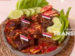 Masak Masak: Resep Iga Sapi Bakar Geprek Sambal yang Mantul