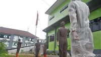 Semangat Nakes di Banjarnegara Gelar Upacara HUT RI Kala Pandemi