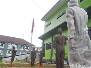 Semangat Nakes di Banjarnegara Gelar Upacara HUT RI Kala Pandemi